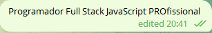 Programador Full Stack JavaScript PROfissional
